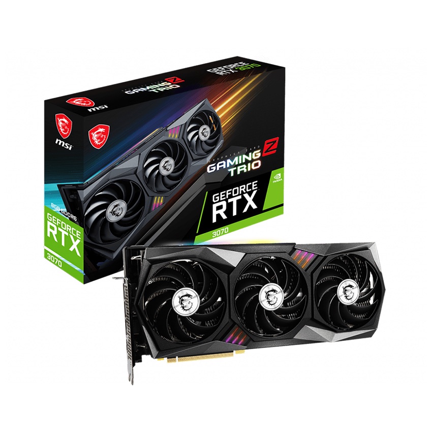 Card Màn Hình VGA MSI RTX 3070 Gaming Z Trio 8G Hàng Chính Hãng