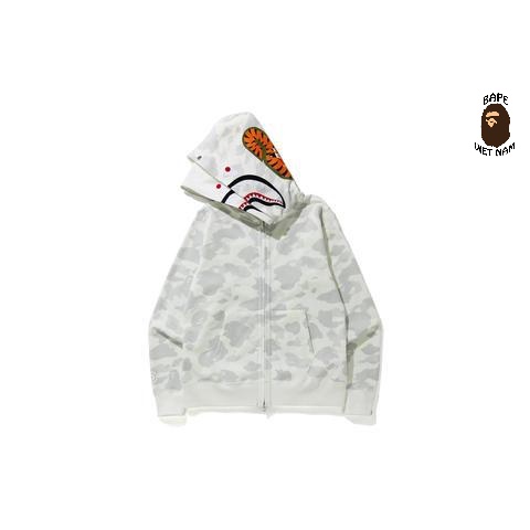 Jacket Bape Shark Camo City fullzip bản 2 mũ SS2021 hàng Siêu cấp 11 phát quang trong tối , Áo khoác Bape Hoodie Jacket.