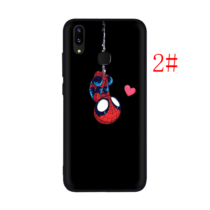 Ốp điện thoại silicon dẻo in hình truyện tranh Marvel SpiderMan T114 cho Samsung S7 Edge S8 S9 S10 Lite Plus S10E