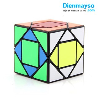 Rubik Biến Thể Skewb Sticker MeiLong MFJS Đồ chơi phát triển trí não cho bé Robik tặng chân đế