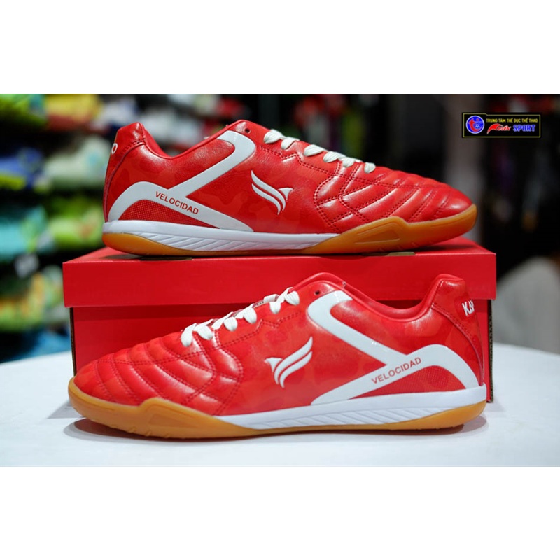 Giày đá bóng kamito Velocidad IC - đỏ(size38-44)