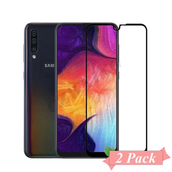 Set 2 kính cường lực 3D bảo vệ toàn màn hình cho Samsung Galaxy A50 60 70 80 90 A30 A20 M30 A40 A30