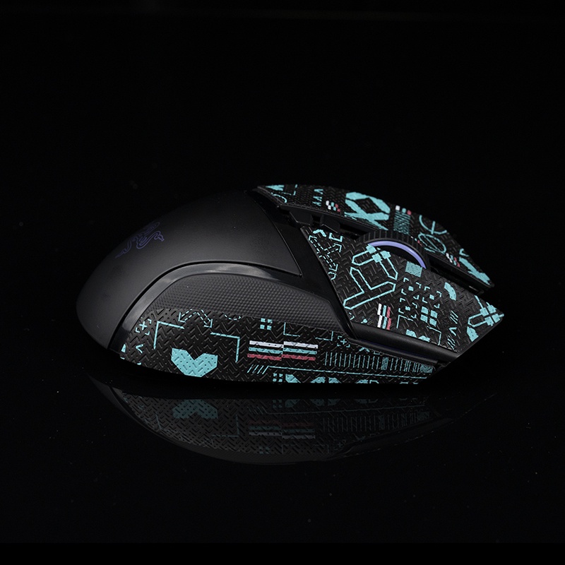 For Razer Basilisk X HyperSpeed V2 Mouse Anti-Slip Sticker Sweat Absorbing Protective Film