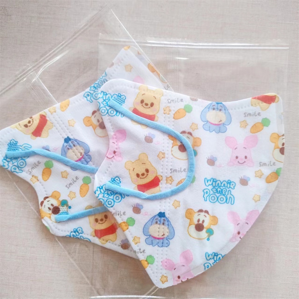 10 Chiếc Khẩu Trang Dùng Một Lần In Họa Tiết Vịt Donald/Kulomi/Winnie The Pooh/Cinnamoroll 3 Lớp Bảo Vệ Khoang Mũi Khẩu Trang Dùng Một Lần Cho Nam Femel