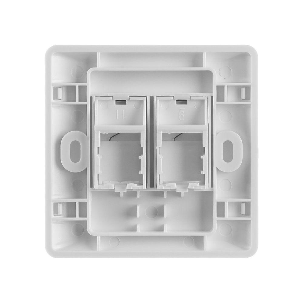 PISTA Ổ Cắm Điện Gắn Tường 1 Cổng 2 Cổng Và 4 Cổng Mạng Ethernet Cải Thiện Máy Tính