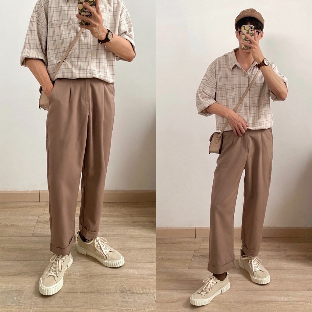 NOBITA HOME - QUẦN DÀI TÂY 1/2 LƯNG CHUN XOĂN LAI