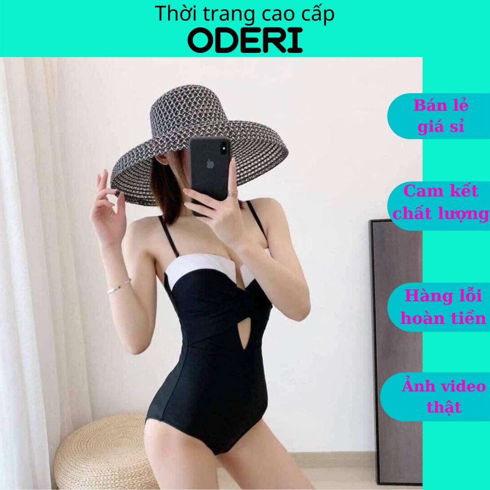 Bikini, Đồ Bơi Đi Biển Một Mảnh Thân Liền Nâng Ngực Gọng Vuông Nhiều Màu Secxy ODERI LT-066