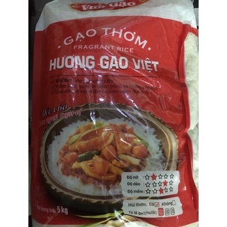 Gạo thơm Hương Gạo Việt 5kg/túi