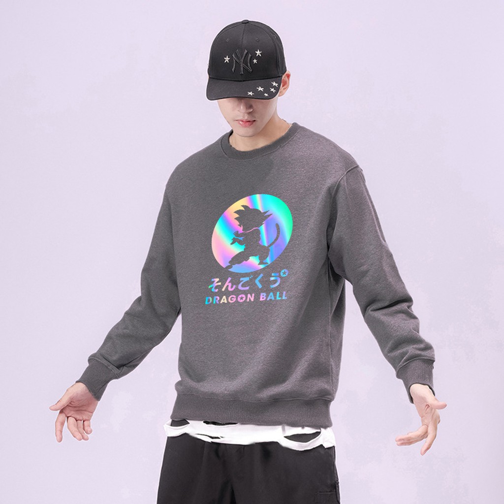 Áo Sweater Dragon Ball Phản Quang Unisex Freesize Dưới 75 Kg AS44 | BigBuy360 - bigbuy360.vn
