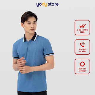 Áo polo nam YODY chất liệu mắt chim thông thoáng thấm hút mồ hôi không bị co rút, bai dão khi giặt - APM3639