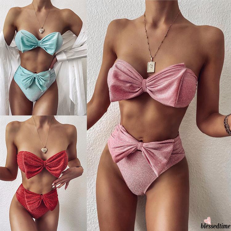 Bộ Bikini   Mảnh Hở Lưng Đính Nơ Quyến Rũ Cho Nữ | BigBuy360 - bigbuy360.vn