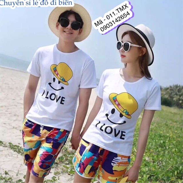 Set cặp đôi đi biển