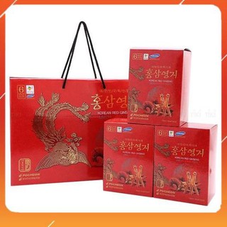 Nước hồng sâm linh chi Hàn Quốc Pocheon xách 30 gói