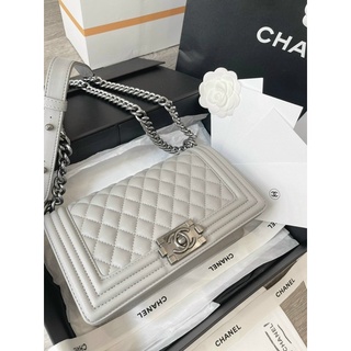 Túi X boy khoá bạc ô trám fullbox