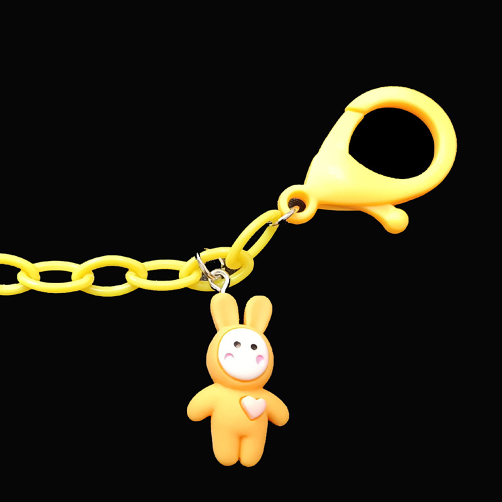 Dây đeo mắt kính bằng acrylic hình thỏ hoạt họa nhiều màu chống trượt và bảo vệ hiệu quả