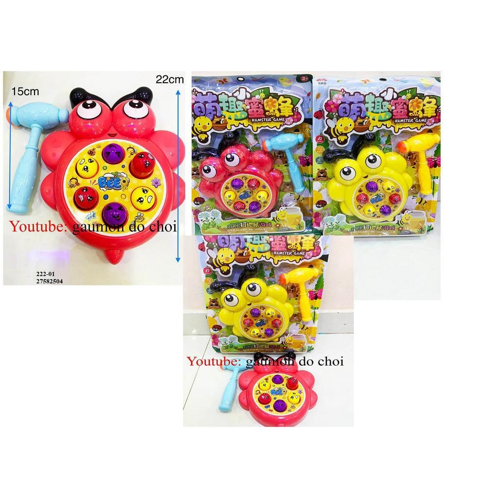 Đồ chơi đập chuột hình heo hồng, ốc sên, CON ONG siêu rẻ, đập ngựa poni