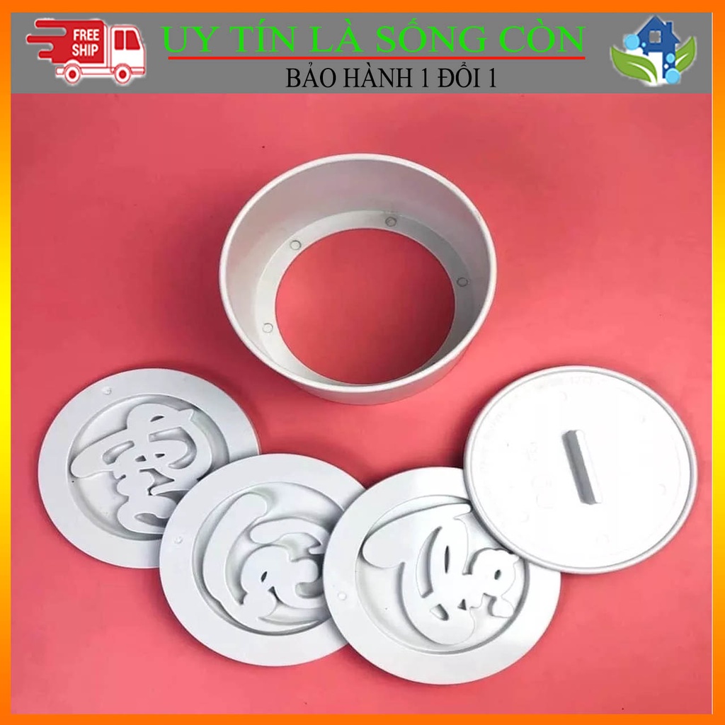 Khuôn xôi Phúc Lộc Thọ 3 chữ hàng đẹp to lớn PiHouse