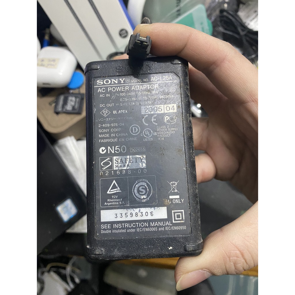 Bộ Sạc Ac ls5 LM5A LM5 LS1A LS1 L25a Sony Dsc-w1 W12 W100 W350 L1 L2000C máy quay ảnh handy cam 4.2V 8.4V L15A L15B