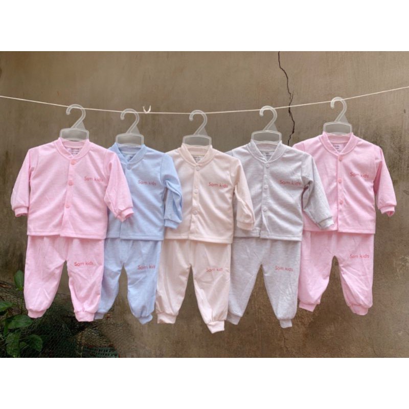 COMBO 10 BỘ DÀI TAY THU ĐÔNG,Bộ dài tay Sam Kids cho bé trai bé gái