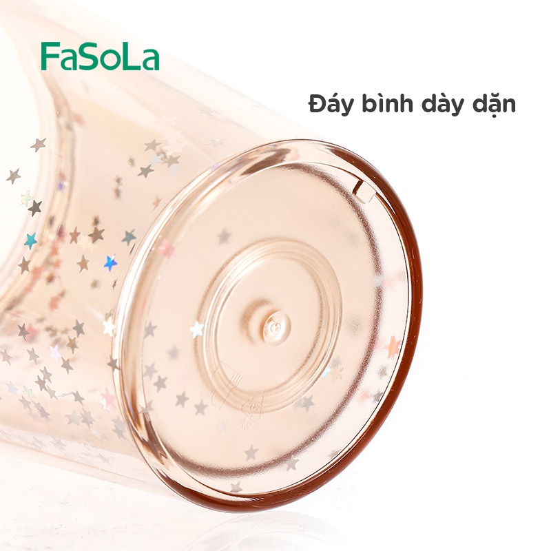 Ly nước có ống hút siêu xinh xắn FASOLA FSLSH-224