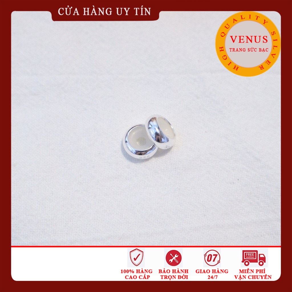 Stoper Bạc 925 Lõi Cao Su- Trang Sức Bạc Venus