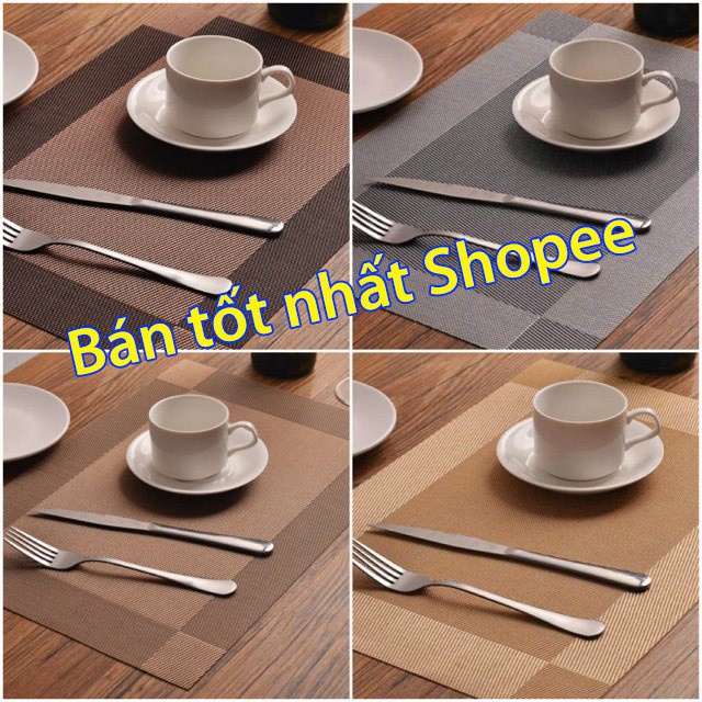 Tấm Lót Bàn Ăn Cách Nhiệt, Miếng Lót Đĩa Ăn Bằng Nhựa Pvc, Thảm Trải Bàn Ăn Dùng Cho Nhà Hàng Khách Sạn