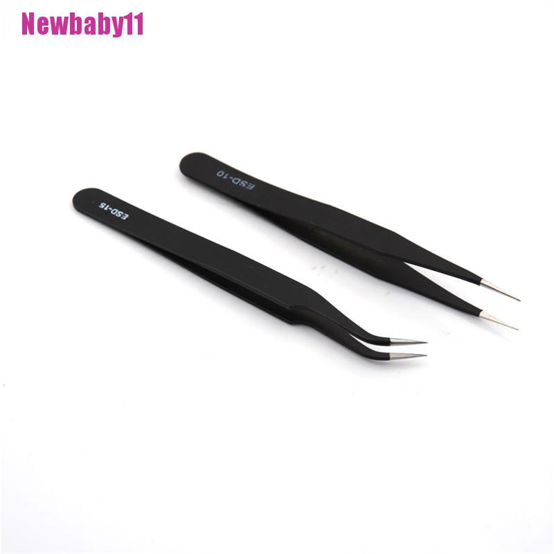 Set 2 Nhíp Màu Đen Chống Tĩnh Điện Thời Trang Cho Bé [BABY11]