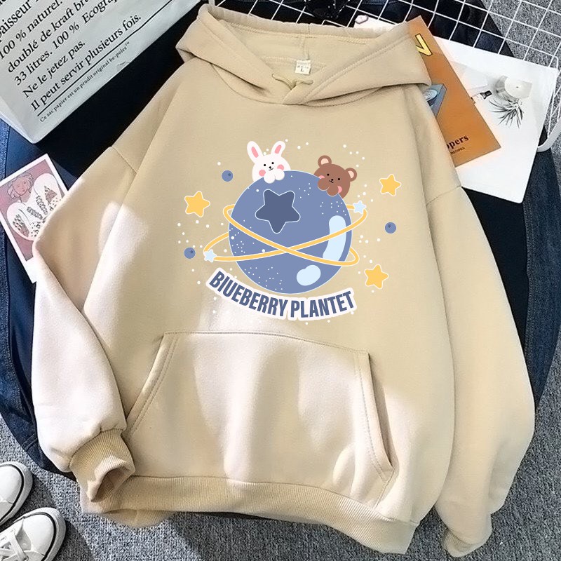 [FREESHIP]Áo khoác Hoodie BERRY SAO Chất Nỉ Bông Dày Dặn Ấm Áp Hot Trend UNISEX