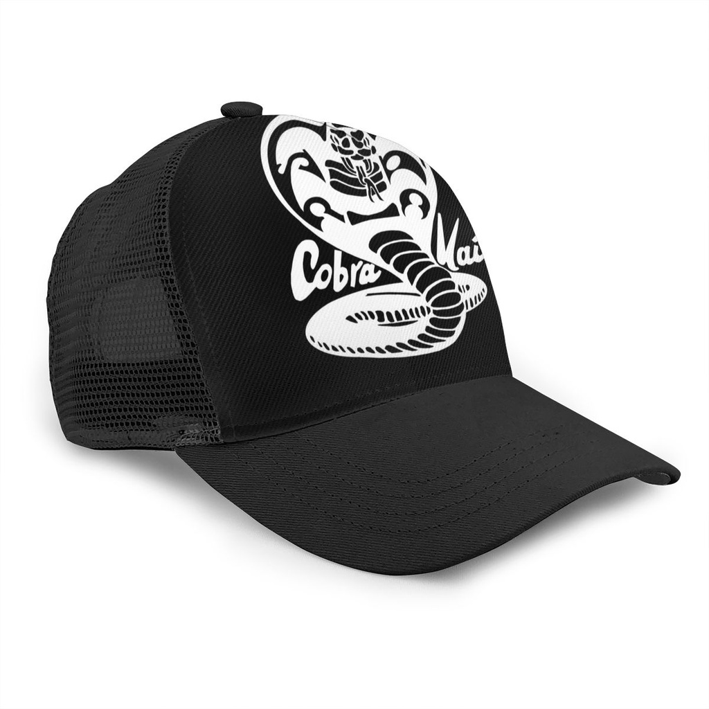 Mũ Lưỡi Trai Cobra Kai Lưới Thêu Hình Rắn & Khỉ Có Thể Điều Chỉnh Cho Nam Và Nữ