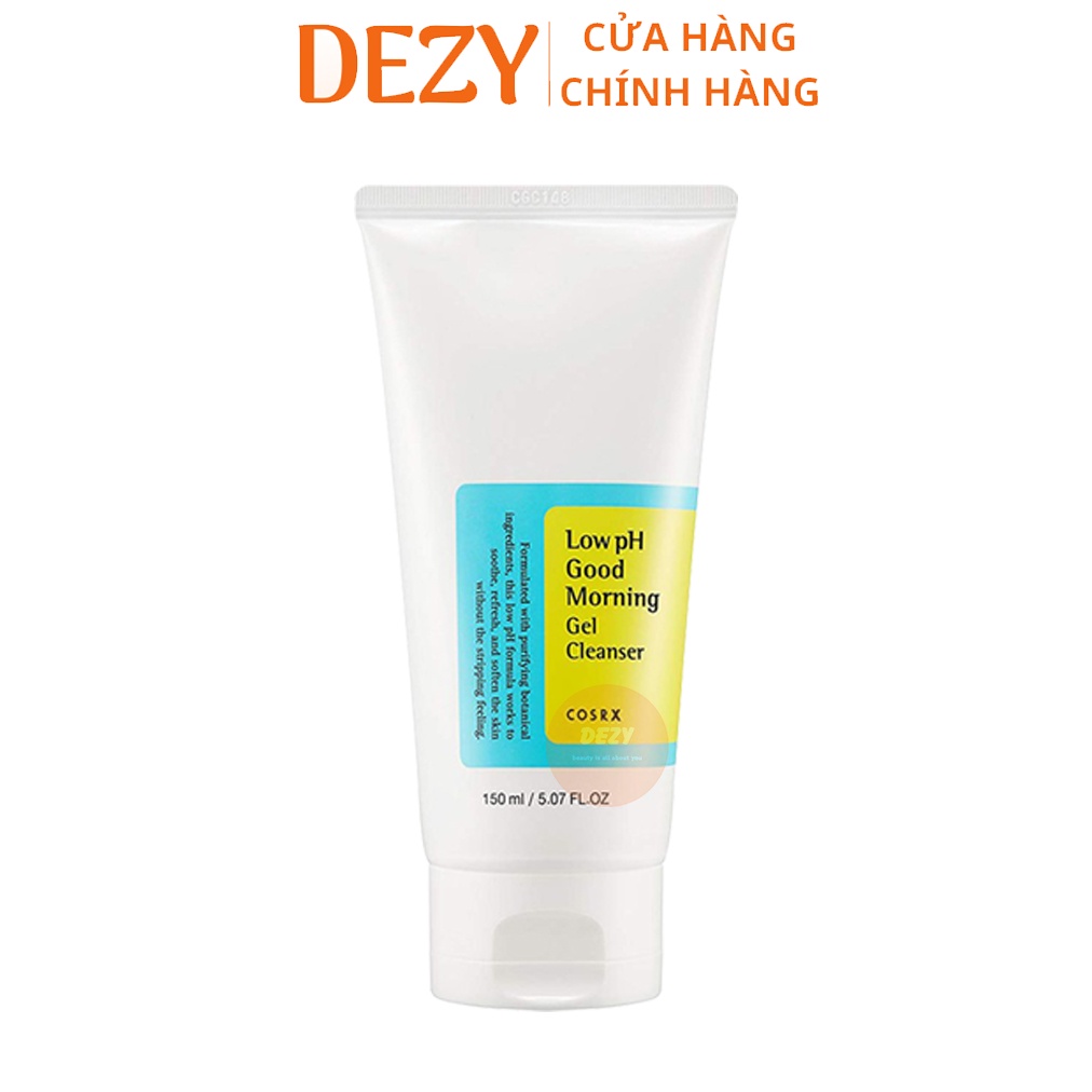 Sữa Rửa Mặt Cosrx Low PH Gel Cleanser Skincare - Srm Corsx Tràm Trà Dạng Gel BHA Cho Da Dầu Mụn Dưỡng Ẩm Cox Corx Dezy