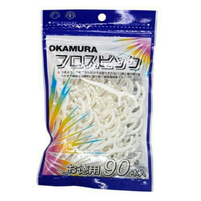 Gói 90 tăm chỉ OKAMURA Nhật Bản