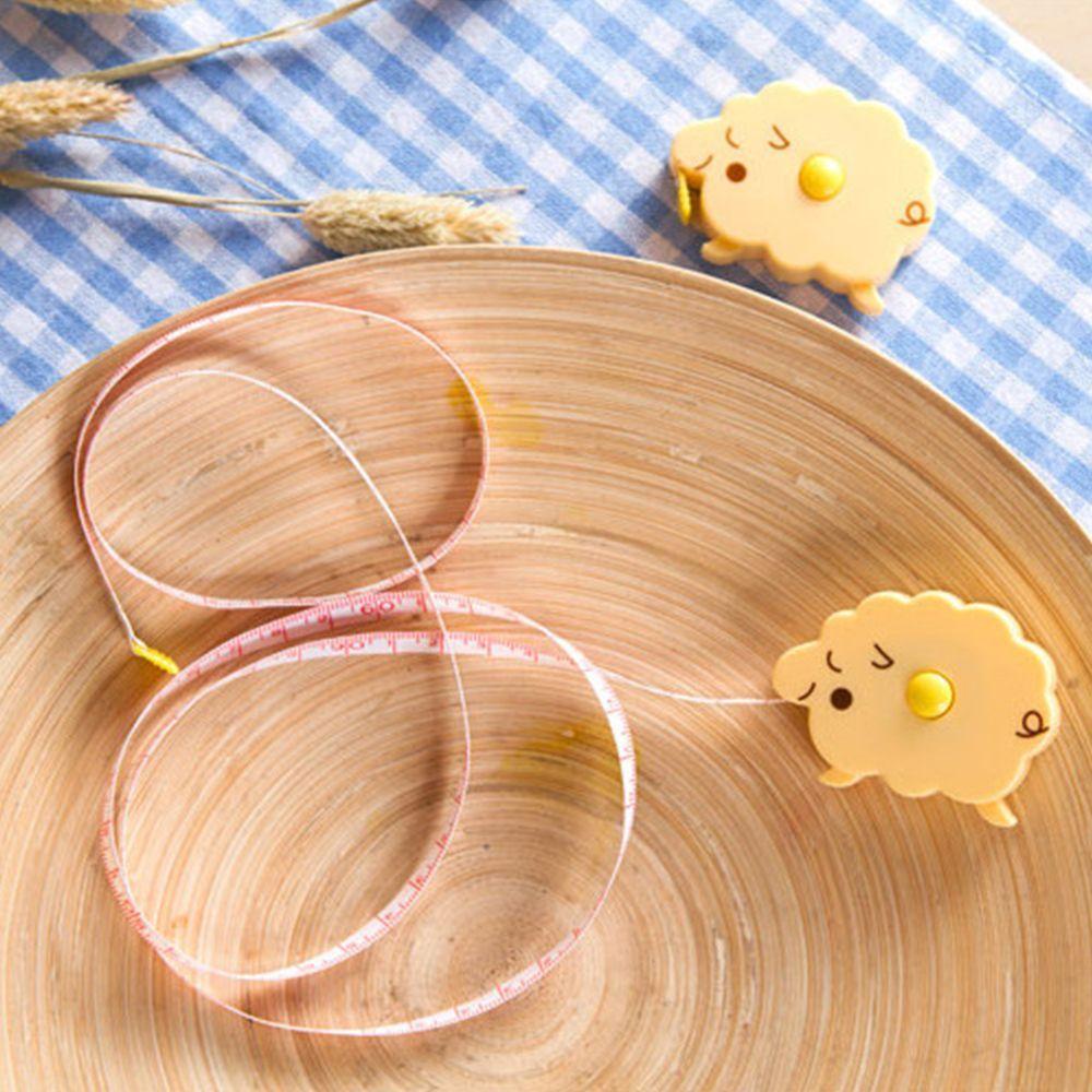 Thước Dây Bằng Nhựa Mềm Dài 1m Có Thể Thu Gọn Cho Thợ May