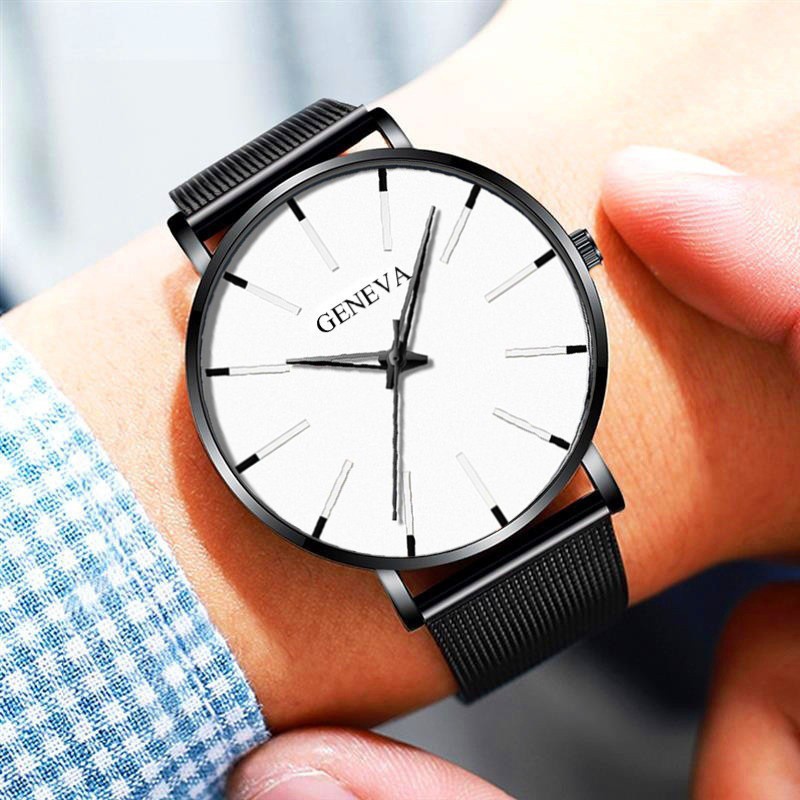 Đồng Hồ Geneva Chất Liệu Thép Không Gỉ