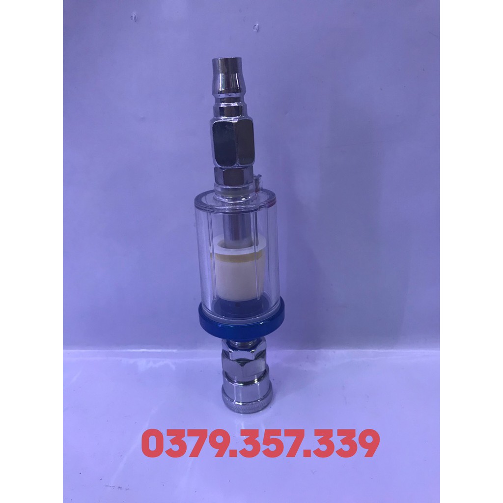 LỌC NƯỚC MINI GẮN TRỰC TIẾP VÀO ĐUÔI HƠI SÚNG PHUN SƠN