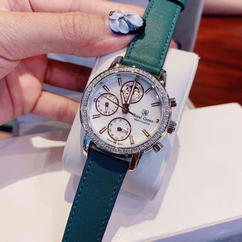 Dây da đồng hồ nữ da bò cao cấp size 8mm-10mm-12mm-14mm-16mm-18mm-20mm