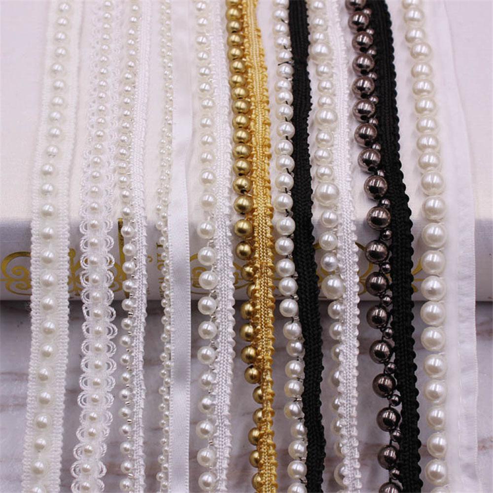 LILYES Dải Dây Ren Đính Hạt Dùng Trang Trí Cổ Áo Cô Dâu DIY