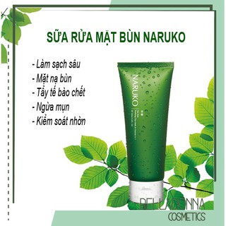 [HÀNG CHÍNH HÃNG] Sữa Rửa Mặt Bùn Trà Naruko Tea Tree Purifying Clay Mask & Cleanser 120g