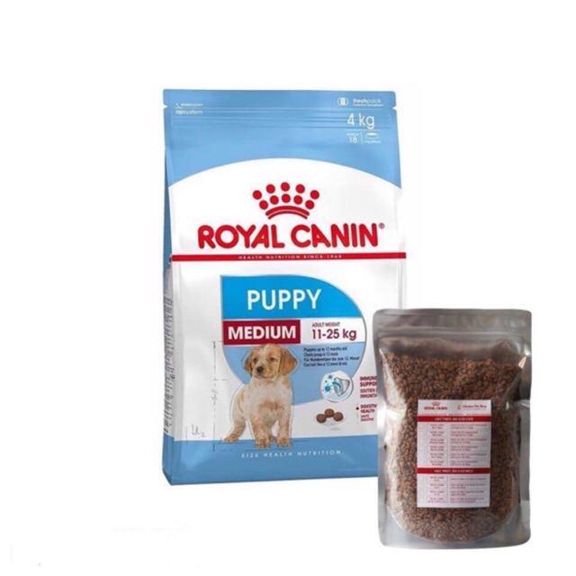 Thức ăn cho chó ROYAL CANIN MEDIUM PUPPY (TÚI 1KG ZIP)