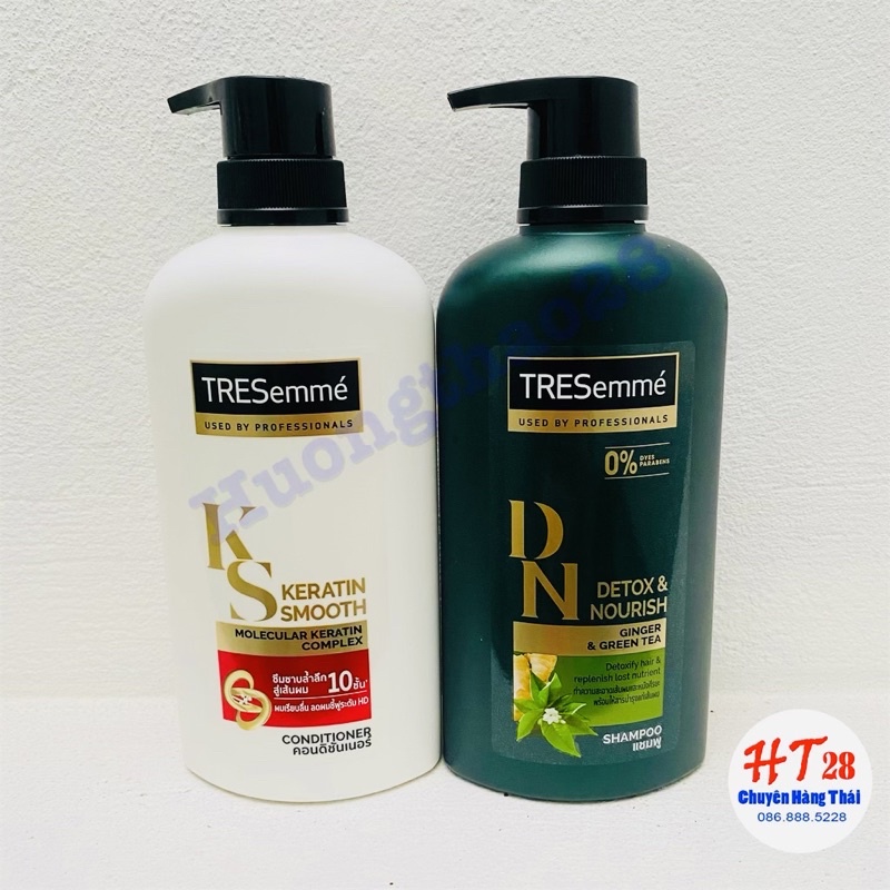 Combo Dầu Gội + Dầu Xả Tresemme Thái Lan Hàng Cao Cấp Dùng Cho Tóc Hư Tổn Huongthao28