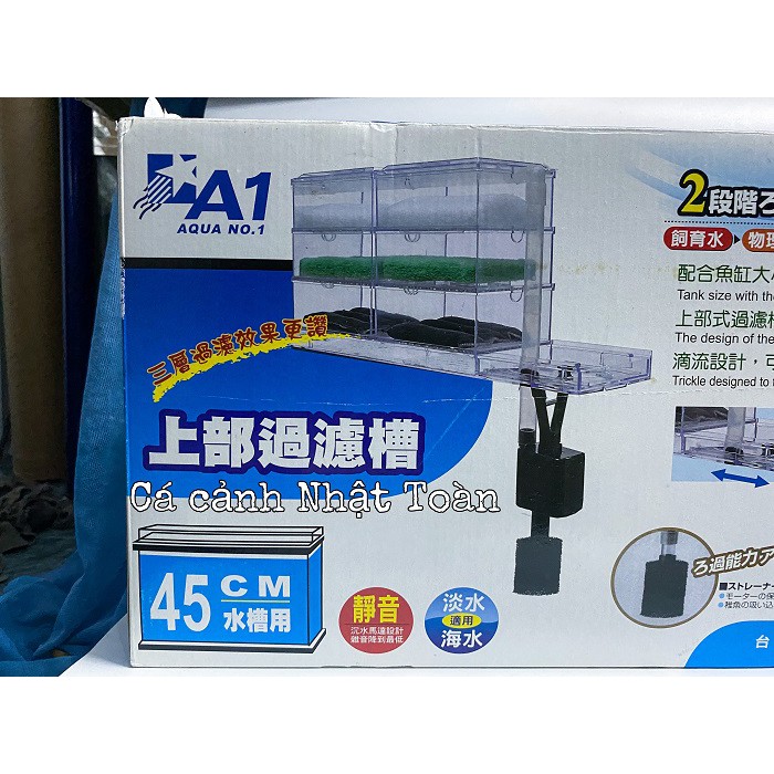 LỌC DÀN MƯA CHO HỒ 45M 3 TẦNG AQUA NO 1 CÓ SẴN MÁY BƠM NƯỚC