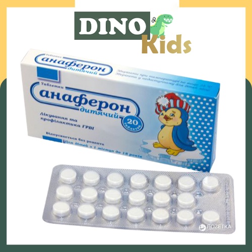 Tăng đề kháng Nga chim cánh cụt Anaferon cho bé từ 1 tháng- 3 tuổi( nhập khẩu chính hãng)