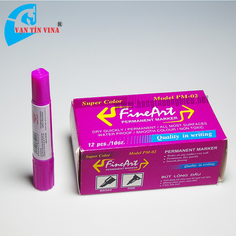 Bút lông dầu Queen PM-02 (màu hồng)