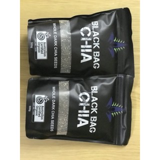 Combo 2 gói hạt chia đen 500g thương hiệu Black bag Úc hsd T12,2023
