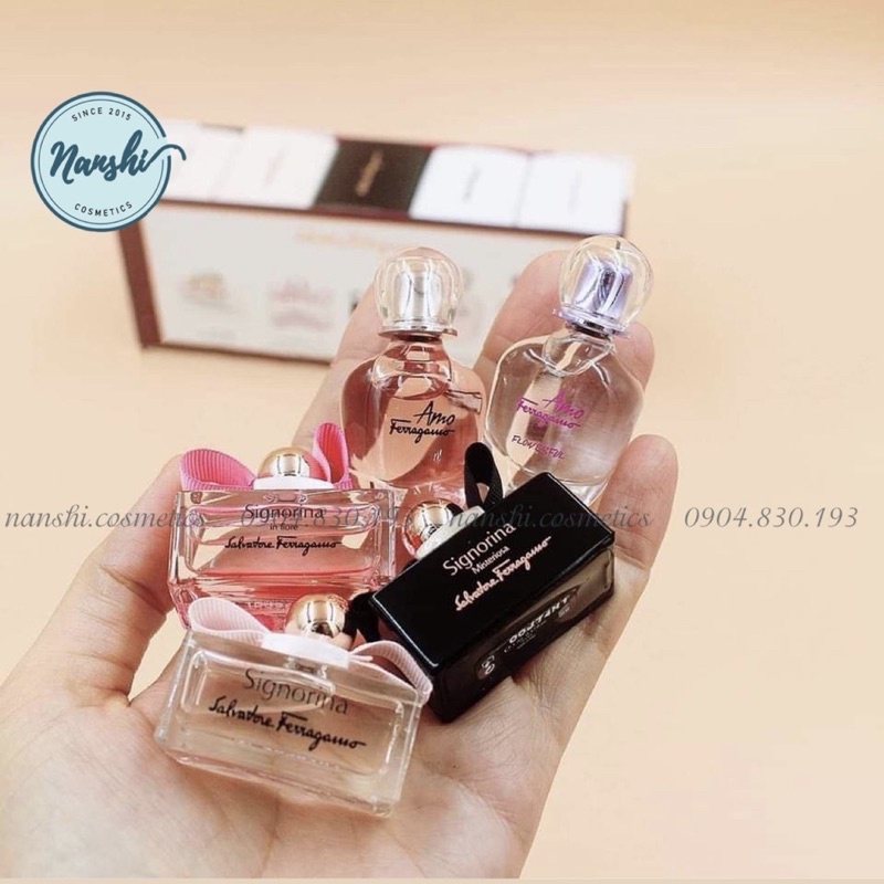 Nước Hoa Salvatore Ferragamo Femini 5 Chai x 5ml