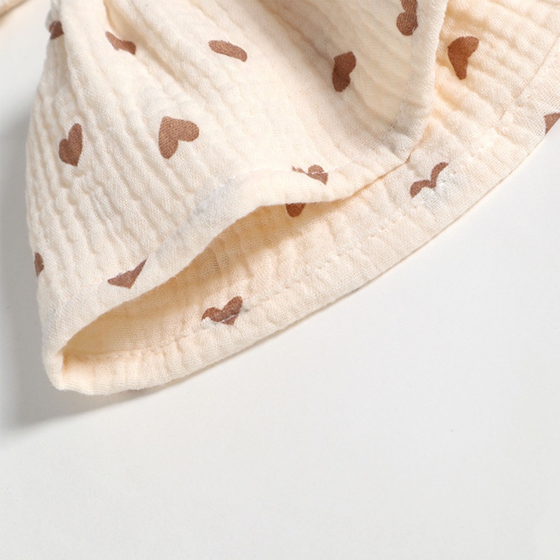 Yếm Ăn Cotton Hình Tròn Thoáng Khí Xoay 360 Độ In Họa Tiết Hoạt Hình Xinh Xắn Cho Bé
