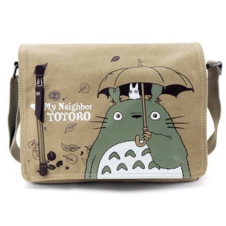 Phụ nữ Canvas Messenger Bag Tote Anime Neighbor Totoro Tay cầm trên cùng Túi đeo vai Túi đeo chéo Túi xách Cosplay Túi đeo chéo