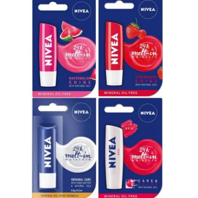 (hàng Mới Về) Son Dưỡng Môi Nivea Giữ Ẩm 24h Chất Lượng Cao | BigBuy360 - bigbuy360.vn