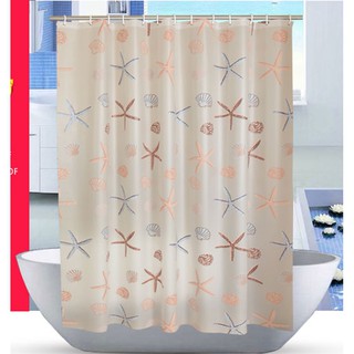 Rèm cửa nhà tắm họa tiết bắt mắt 180x180cm vrg1761 shop88