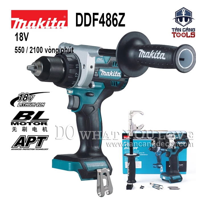 Máy Khoan Động Lực Dùng Pin Makita 18V DDF486Z ( Thân Máy )