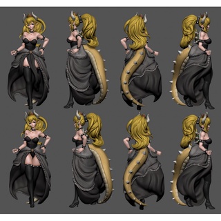 File in 3D mô hình Battle Axe Bowsette - Games